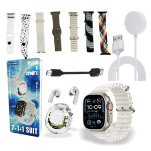 Reloj Combo Con Audifonos Y 7 Pulsos Ref: K2