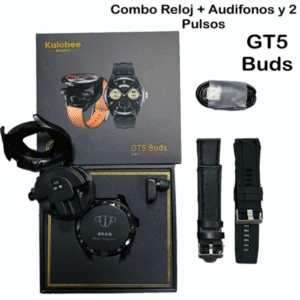 Reloj Inteligente Con Audifonos BT Ref: GT5 Buds