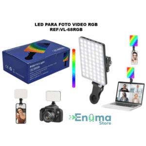 Luz led para video pinza Ref: VL-68RGB