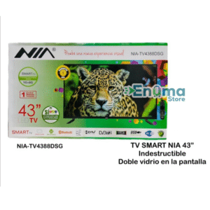 TV NIA 43” Doble Vidrio Antigolpes Ref: NIA-TV-4388DSG
