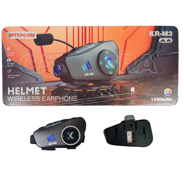 Intercomunicador Para Casco Con Camara Ref: KR-M3