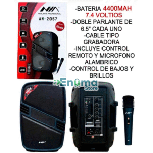 Cabina NIA 6.5”x2 Ref: AN-2057