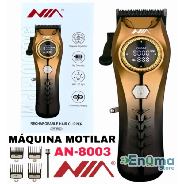 Peluquera NIA Profesional Inalambrica Ref: AN-8003