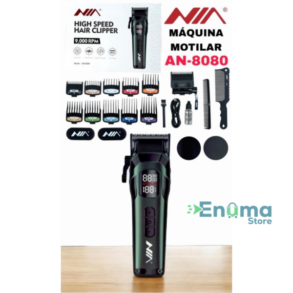 Peluquera NIA Profesional Inalambrica 9.000 RPM Ref: AN-8080